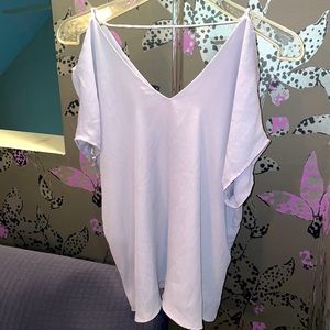 Lilac Dress Blouse/Top -Great Condition